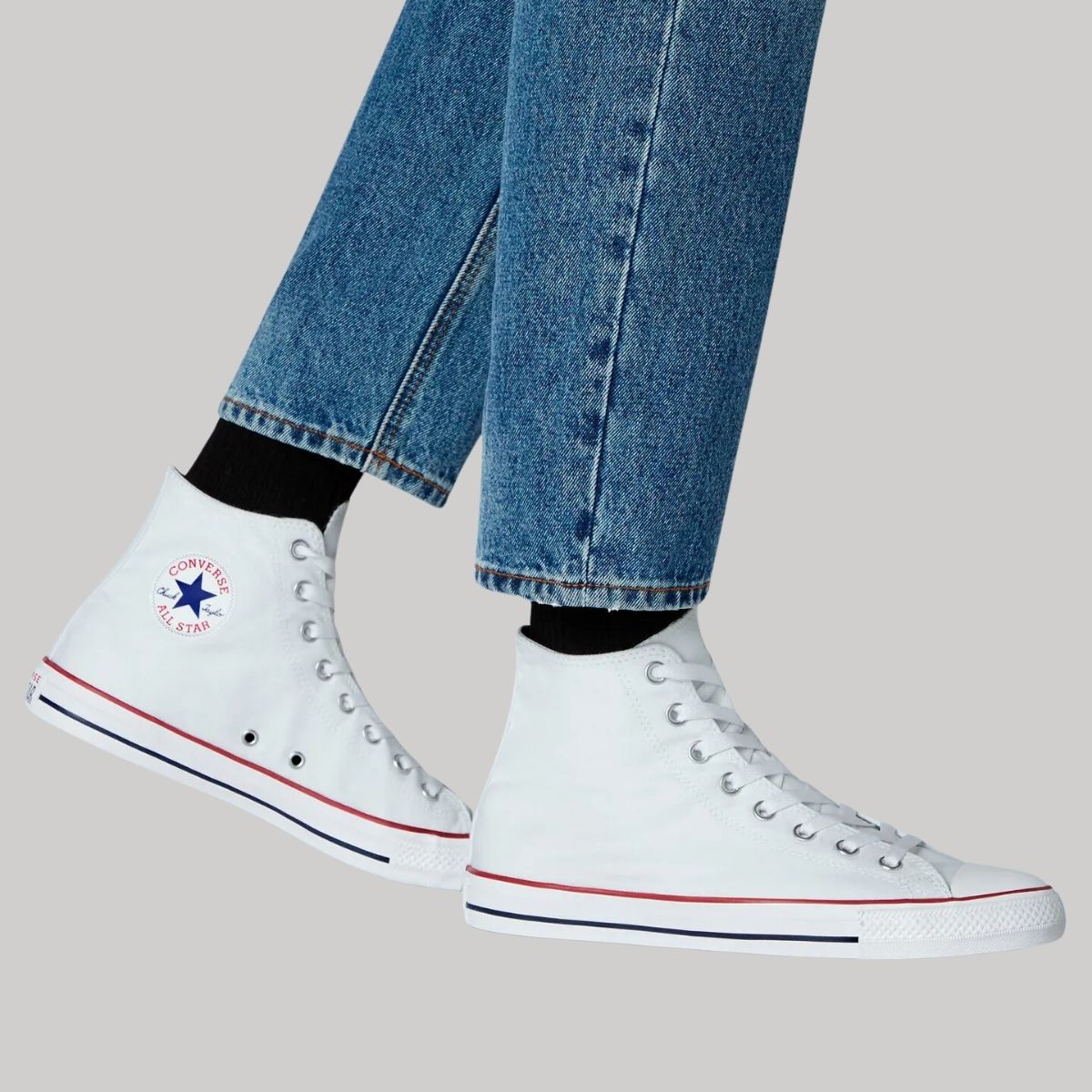 Tenis Converse Chuck Taylor All Star Bota Blancos