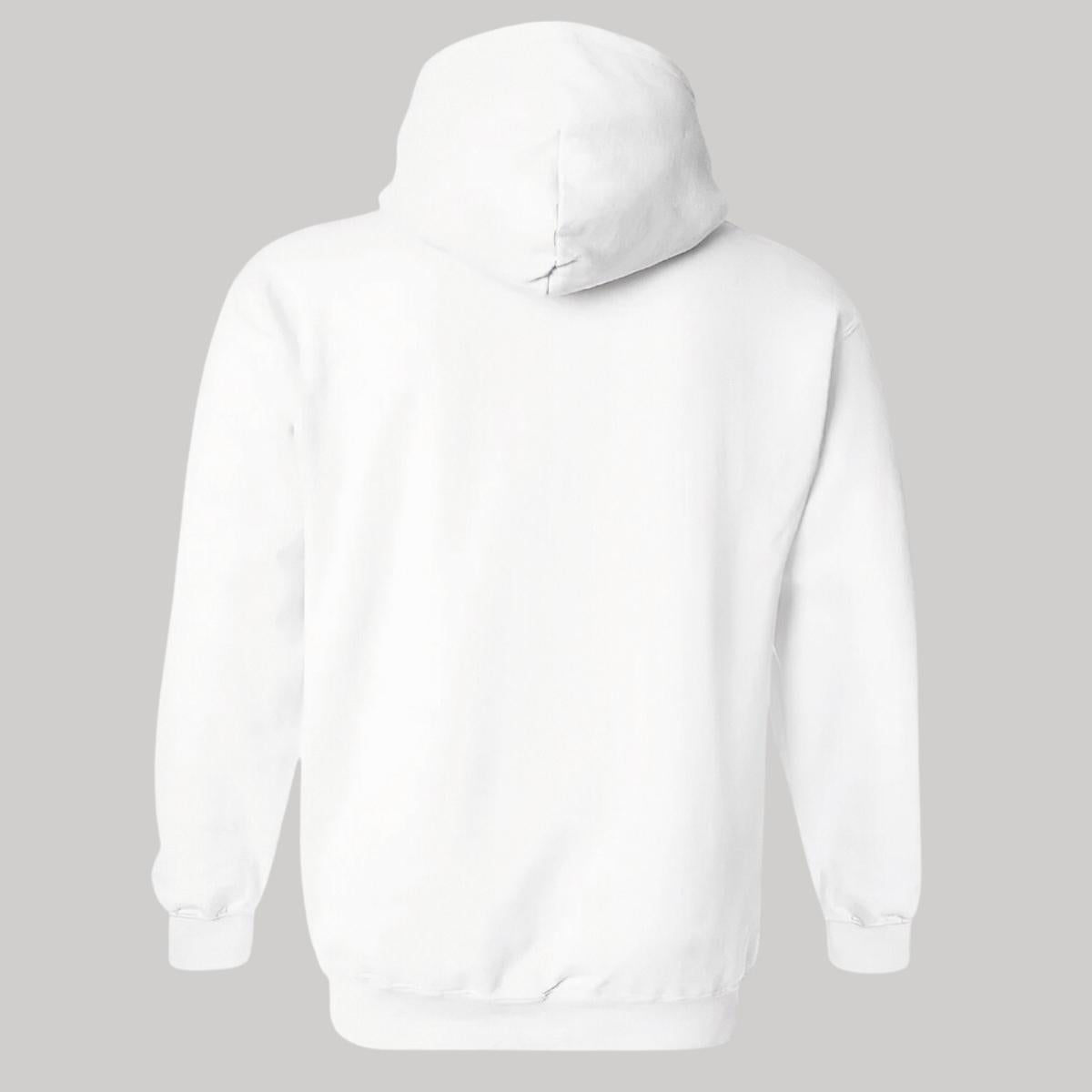 Hoodie Unisex 50% Algodón 50% Poliéster Blanco