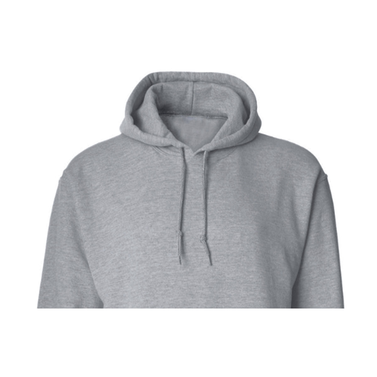 Hoodie Unisex 50% Algodón 50% Poliéster Gris