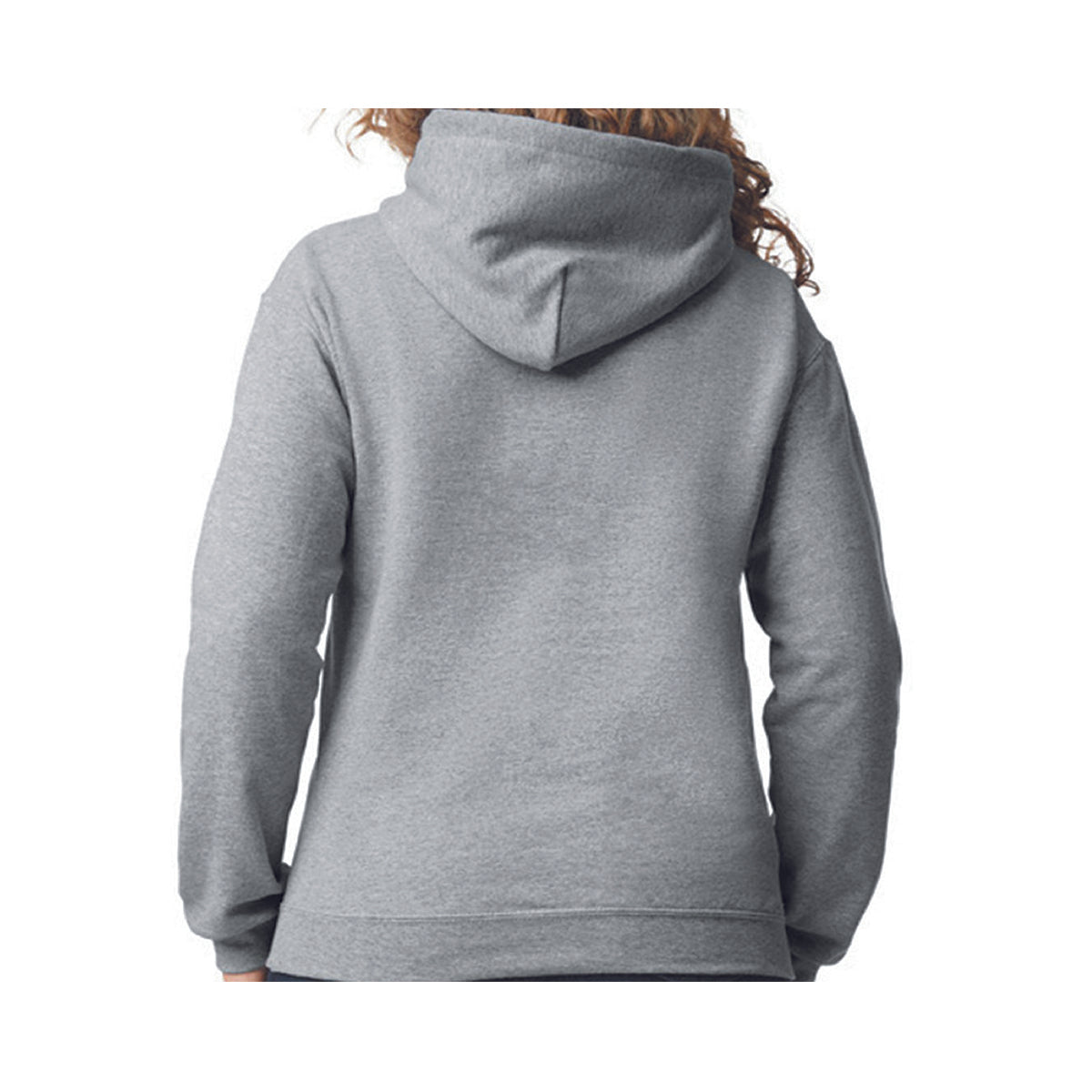 Hoodie Unisex 50% Algodón 50% Poliéster Gris