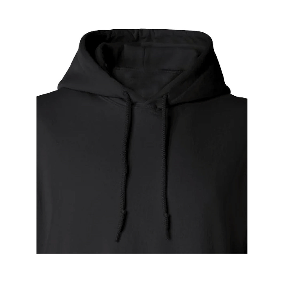 Hoodie Unisex 50% Algodón 50% Poliéster Negro