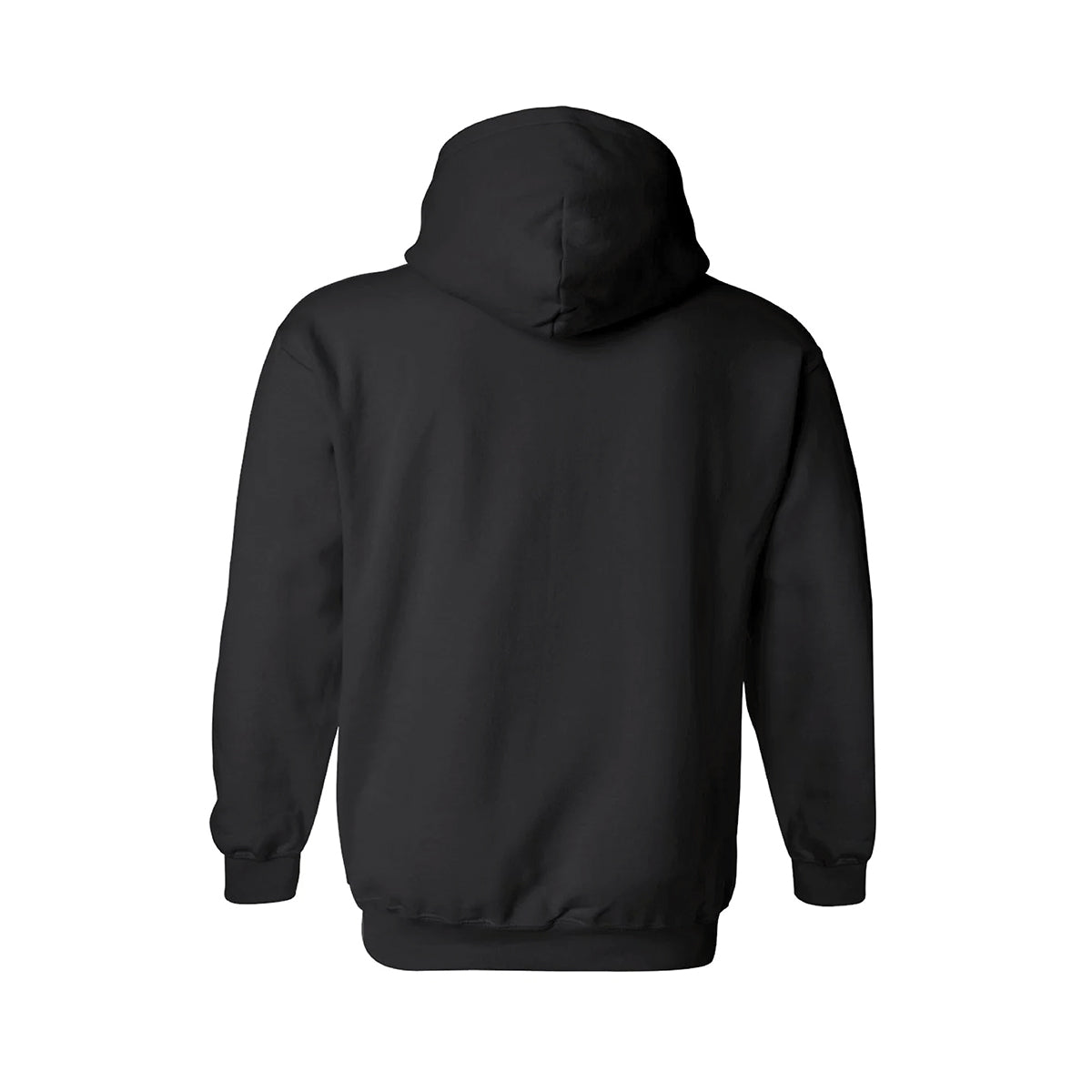 Hoodie Unisex 50% Algodón 50% Poliéster Negro