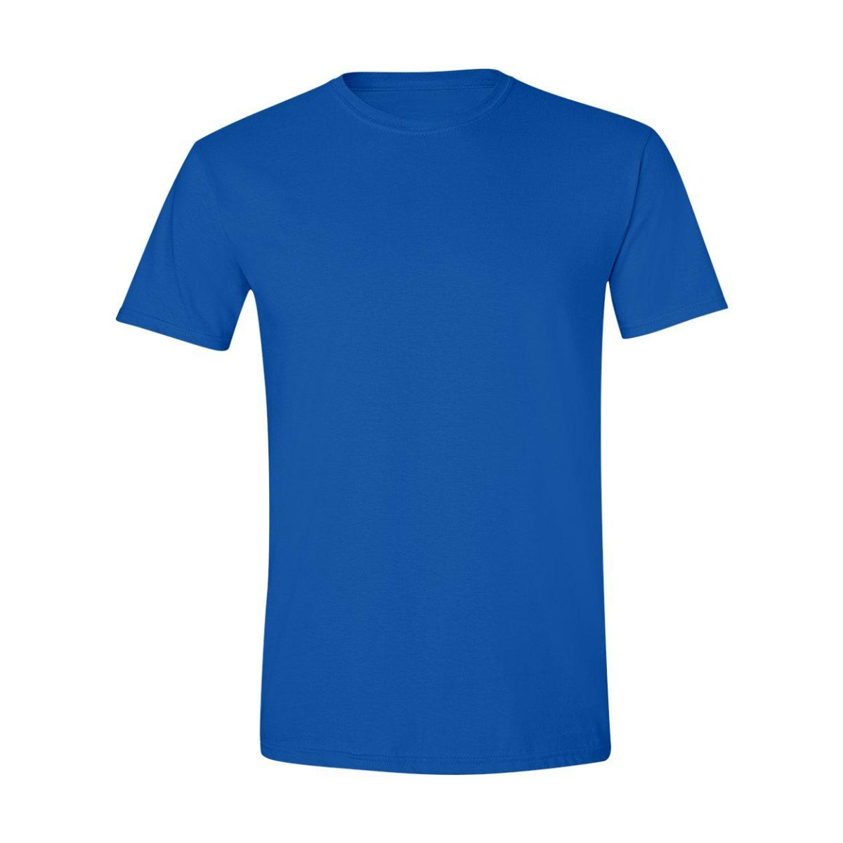 Playera Premium Cuello Redondo Manga Corta Algodón  Azul Rey