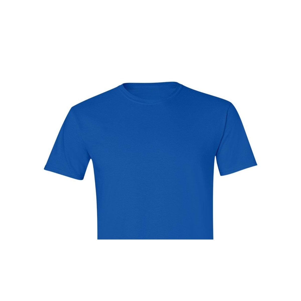 Playera Premium Cuello Redondo Manga Corta Algodón  Azul Rey