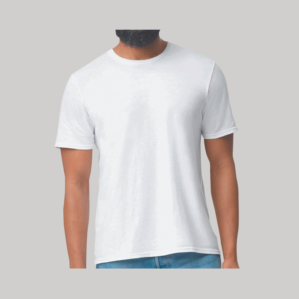 Playera Premium Cuello Redondo Manga Corta Algodón 2XG Blanco