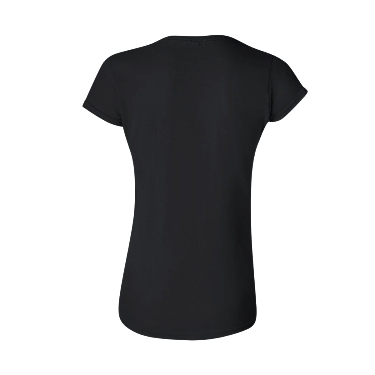 Playera Premium Cuello Redondo Algodón Dama  Negro