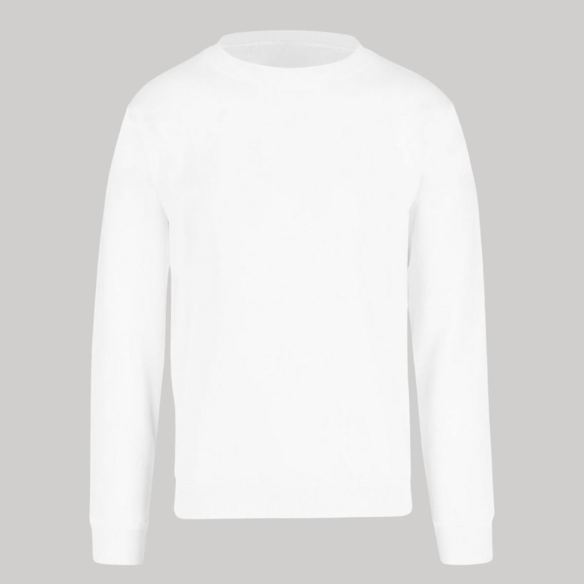 Sudadera Unisex 50% Algodón 50% Poliéster Blanco