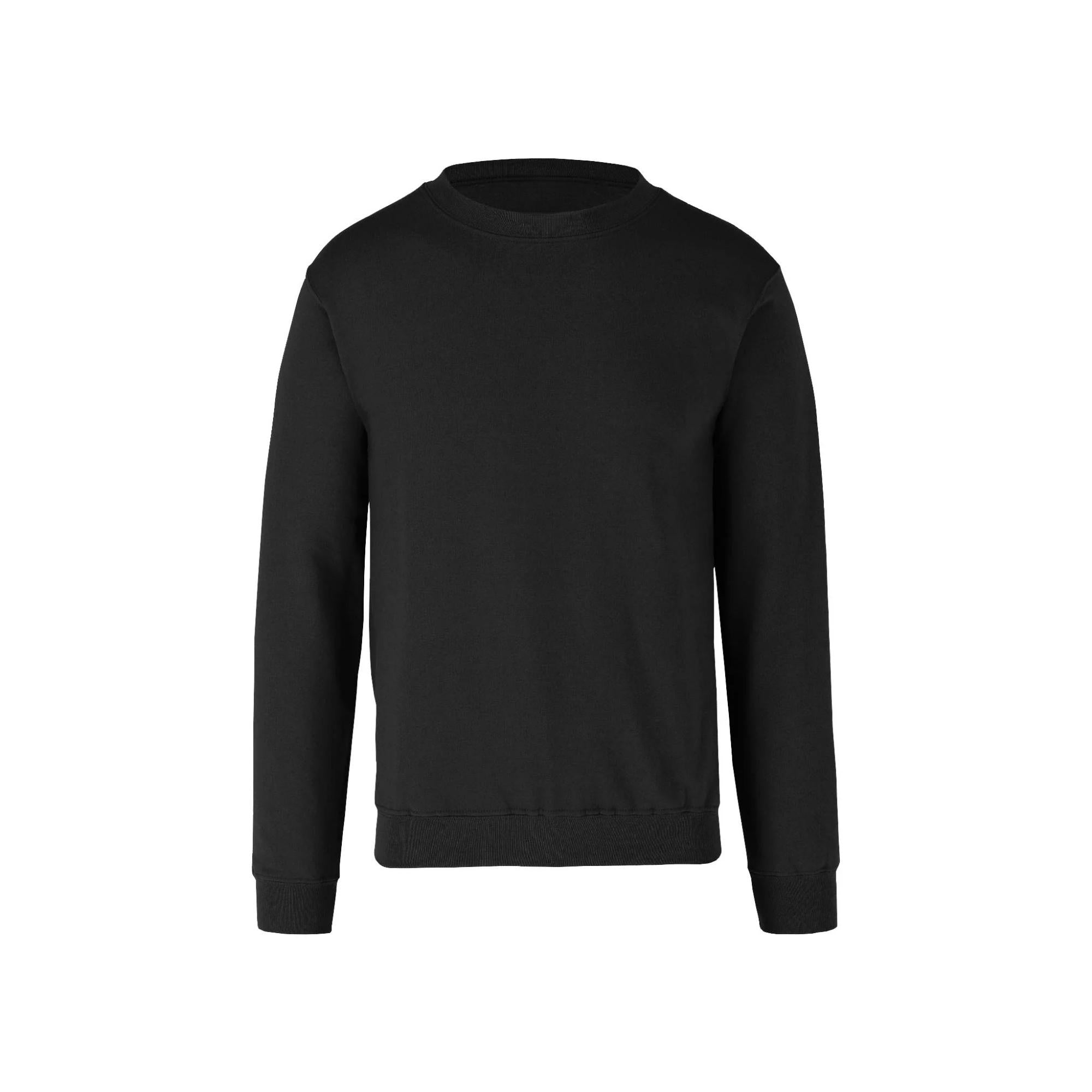 Sudadera Unisex 50% Algodón 50% Poliéster Negro
