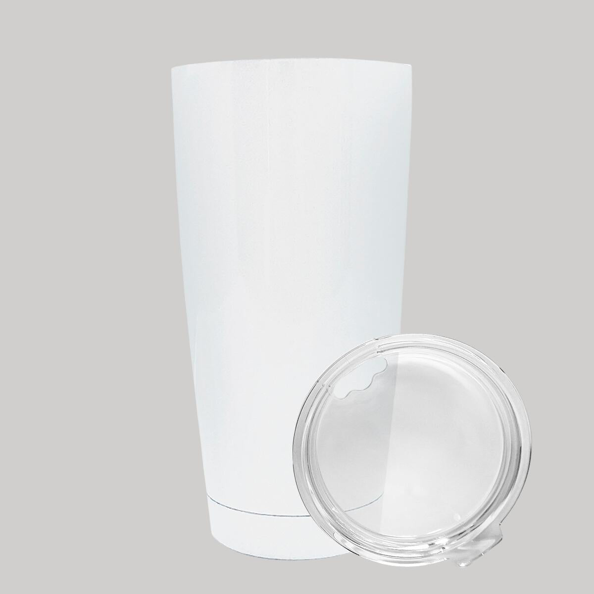 Termo 20 Oz Acero Inoxidable  Blanco