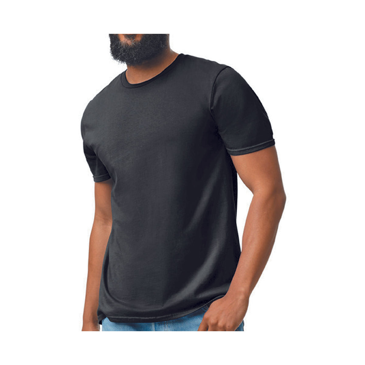 Playera Premium Cuello Redondo Manga Corta Algodón  2XG Negro