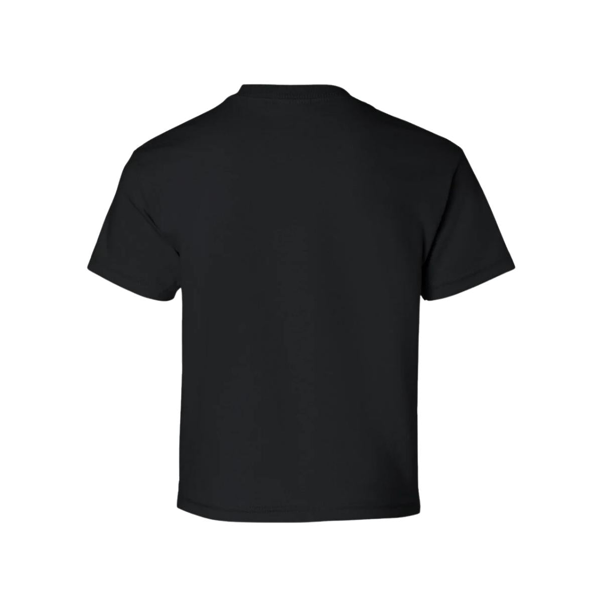 Playera Manga Corta Infantil Negro Personalizable Escudo