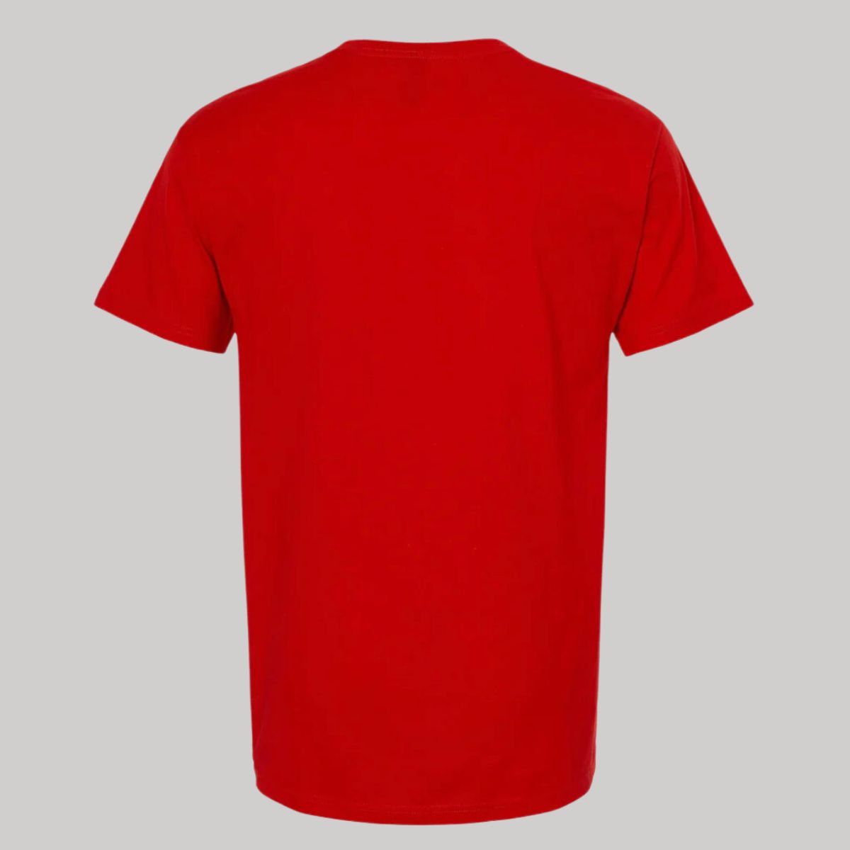 Playera Cuello Redondo Manga Corta Algodón Rojo