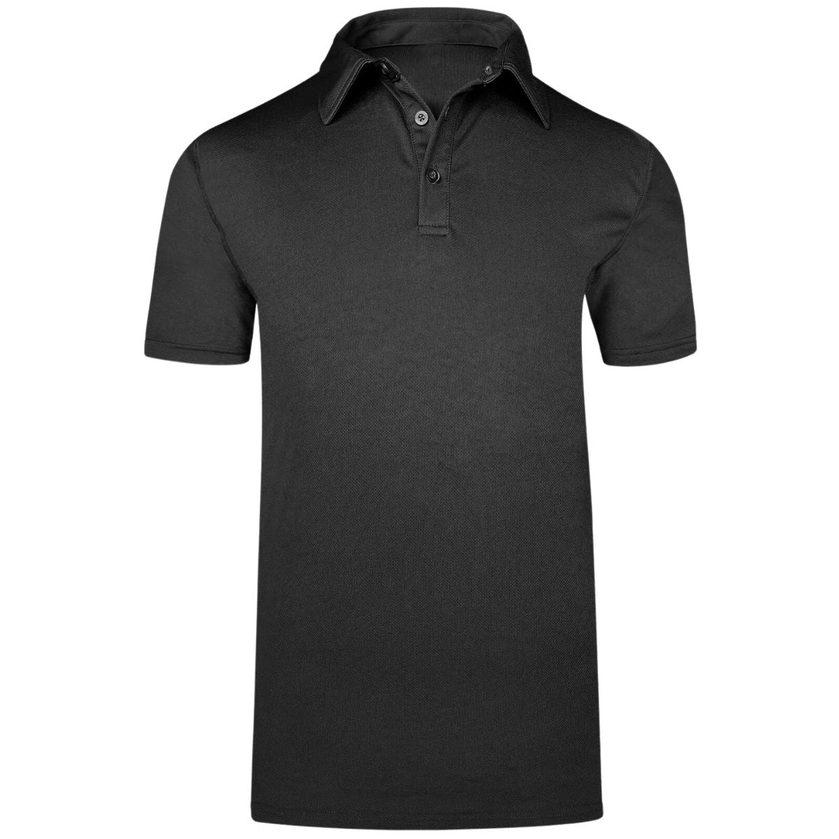 Playera Tipo Polo Hombre Manga Corta Negro Personalizable