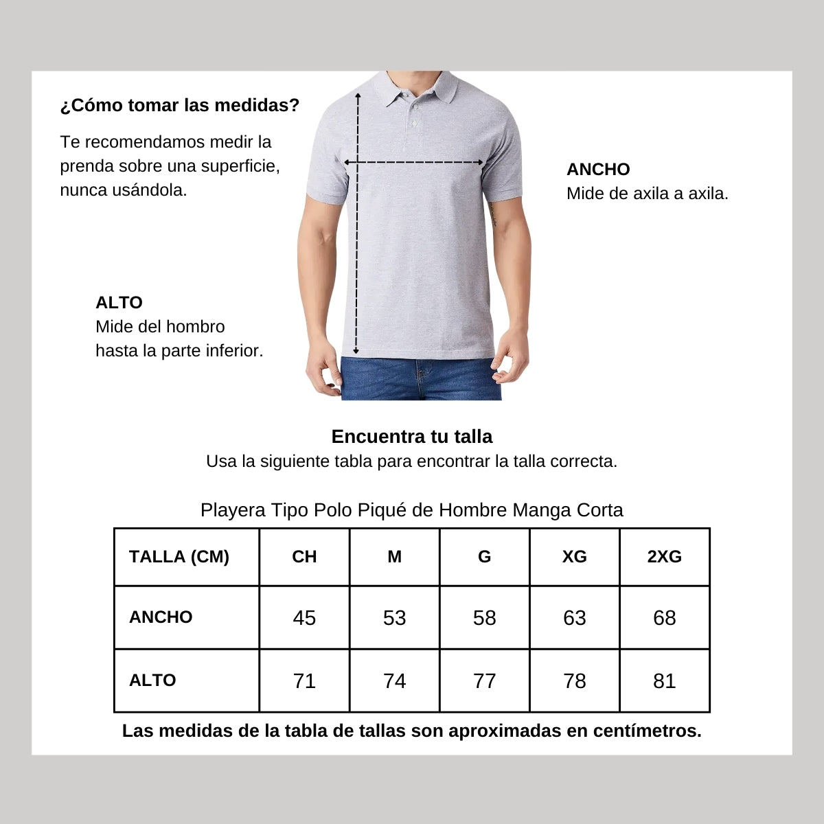 Playera Tipo Polo Piqué Hombre Manga Corta Gris Optima