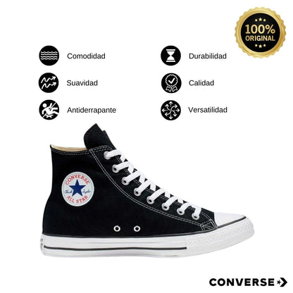 Tenis Converse Chuck Taylor All Star Bota Negro