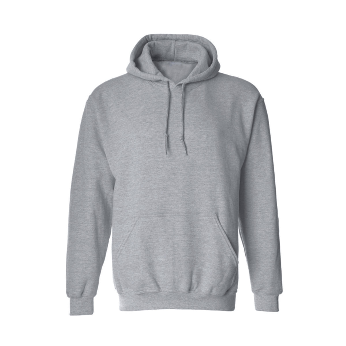 Hoodie Unisex 50% Algodón 50% Poliéster  Gris