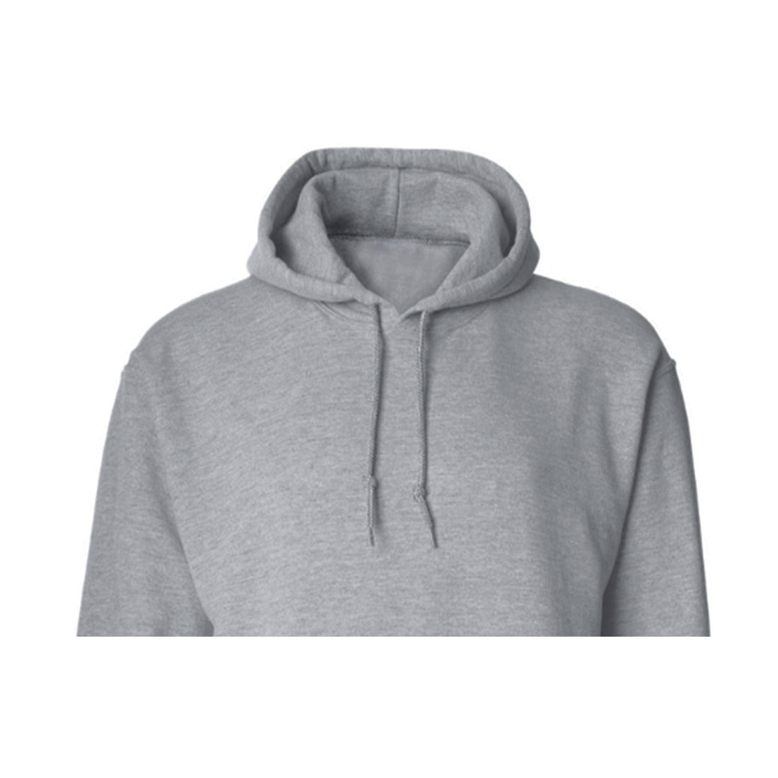 Hoodie Unisex 50% Algodón 50% Poliéster  Gris