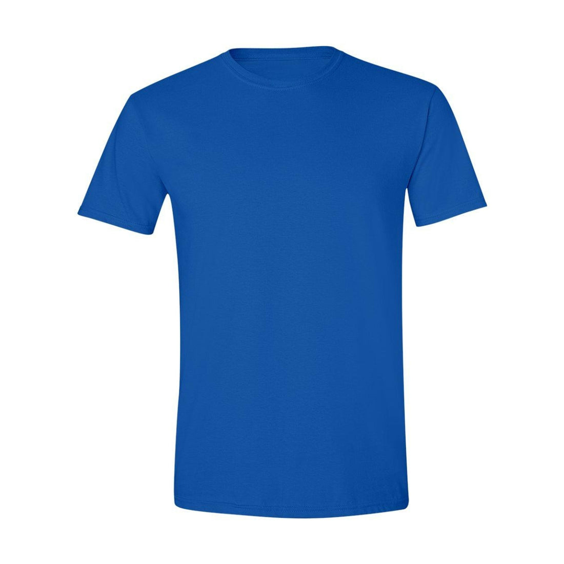 Playera Premium Cuello Redondo Manga Corta Algodón  Azul Rey