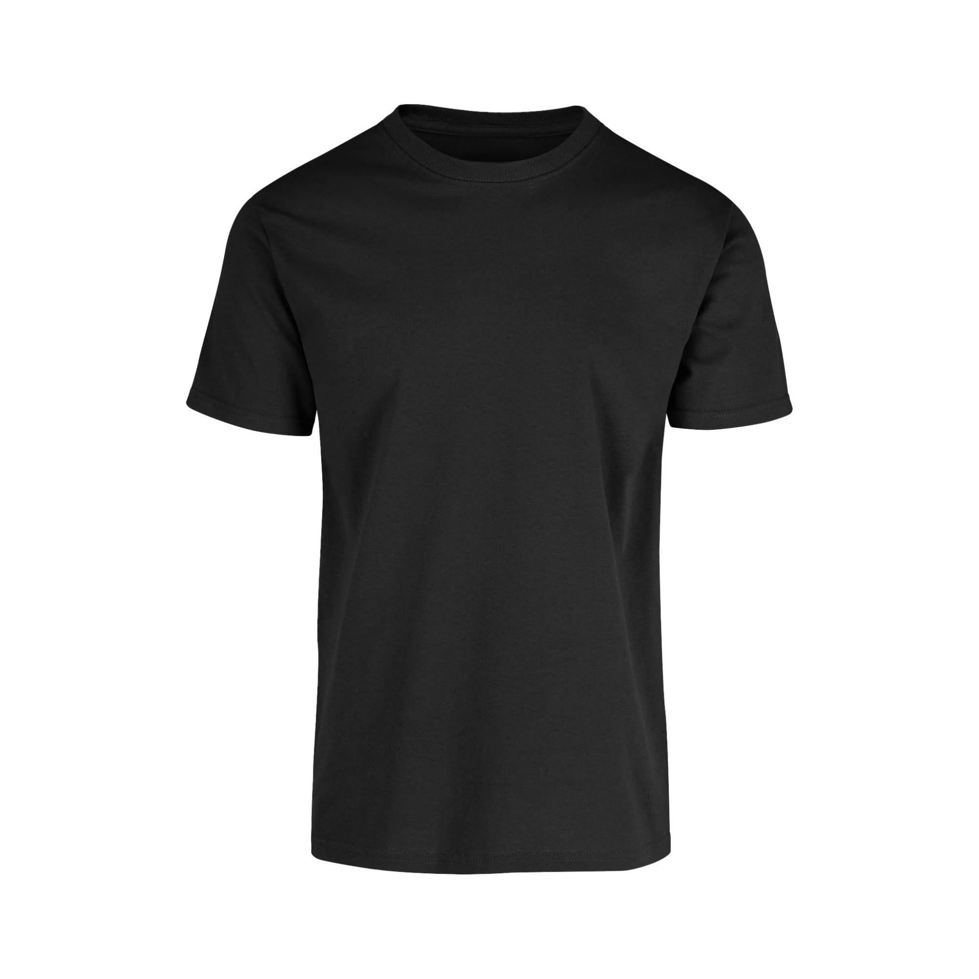 Playera Cuello Redondo Manga Corta Algodón 2XG Negro