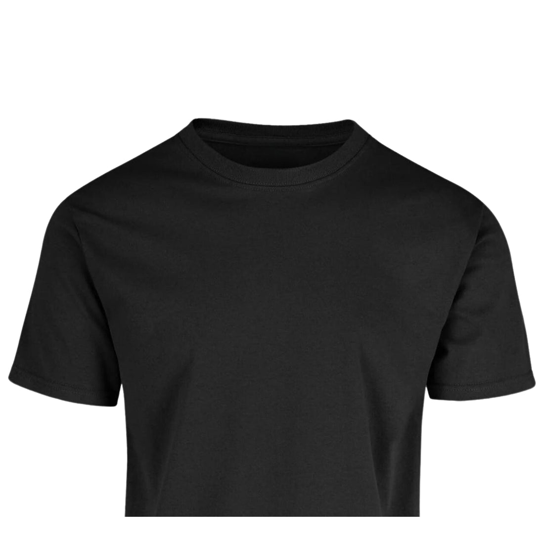 Playera Cuello Redondo Manga Corta Algodón 2XG Negro