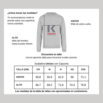 Sudadera Unisex Gris Personalizable Logo