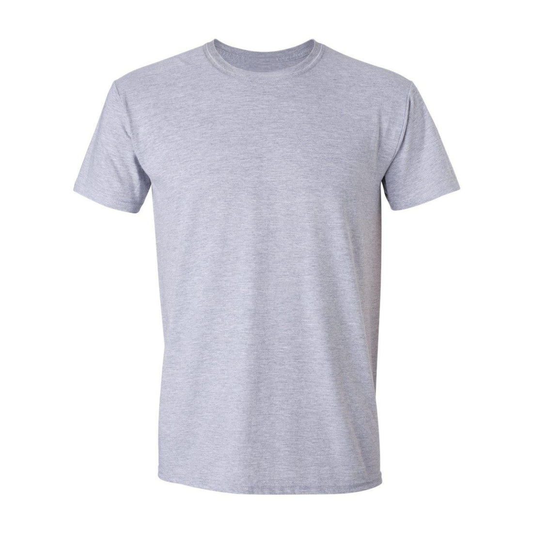 Playera Premium Cuello Redondo Manga Corta Algodón  Gris