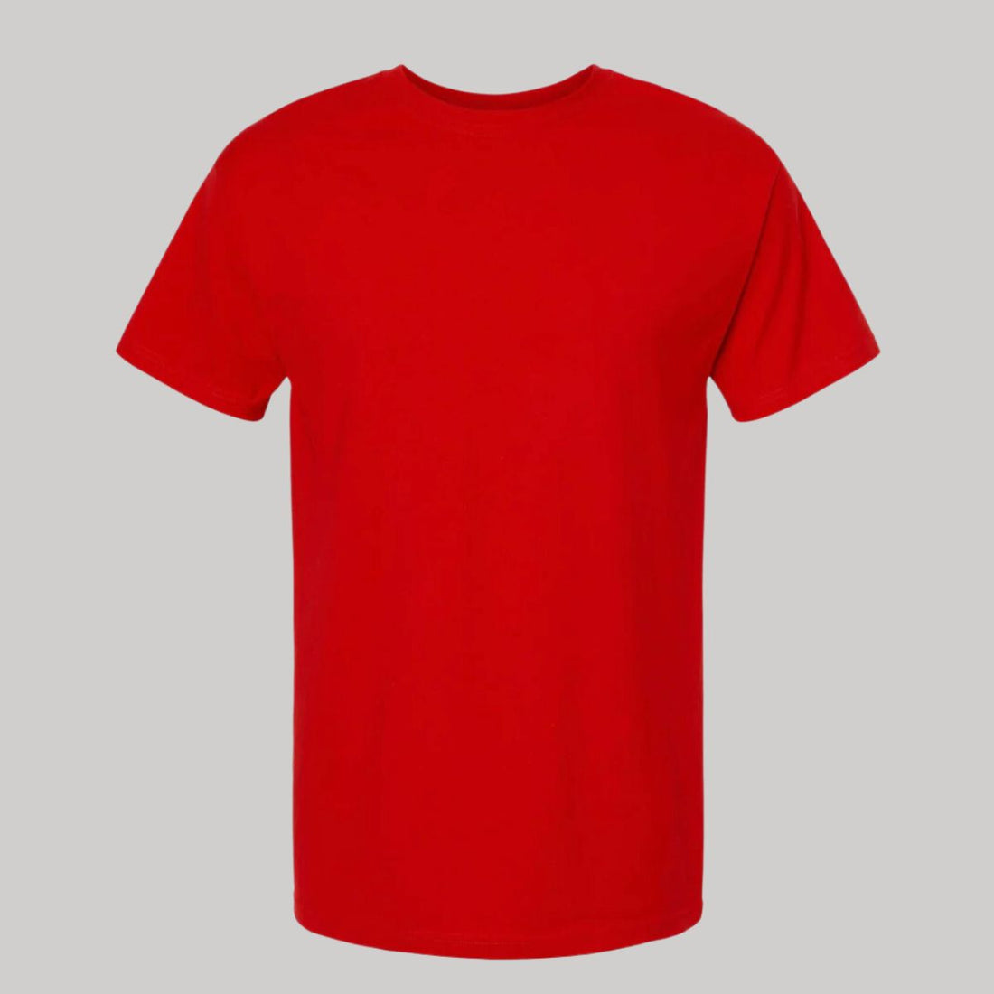 Playera Cuello Redondo Manga Corta Algodón Rojo