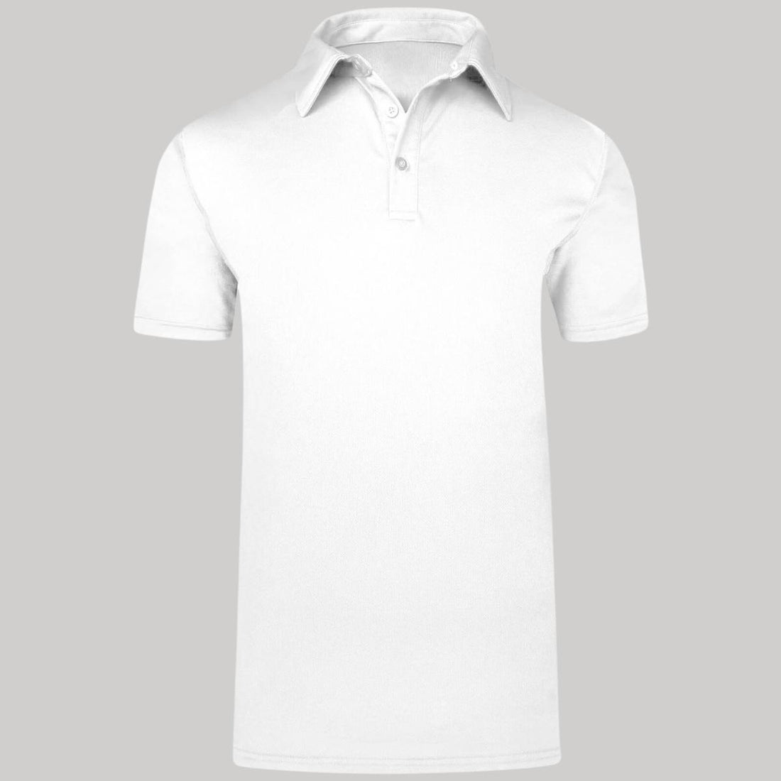 Playera Tipo Polo Hombre Manga Corta Blanco Personalizable