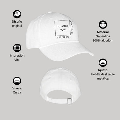 Gorra Blanca para Adulto Unitalla Unisex