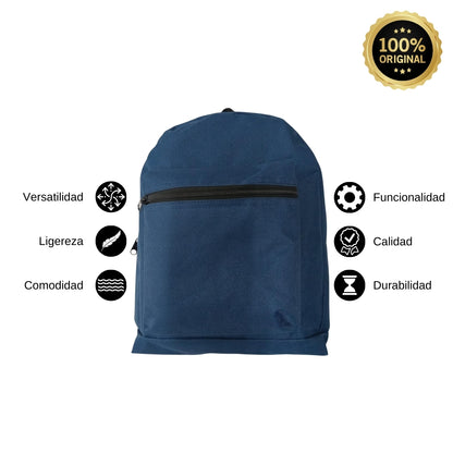 Mochila Escolar Stonefield Crownsport Azul