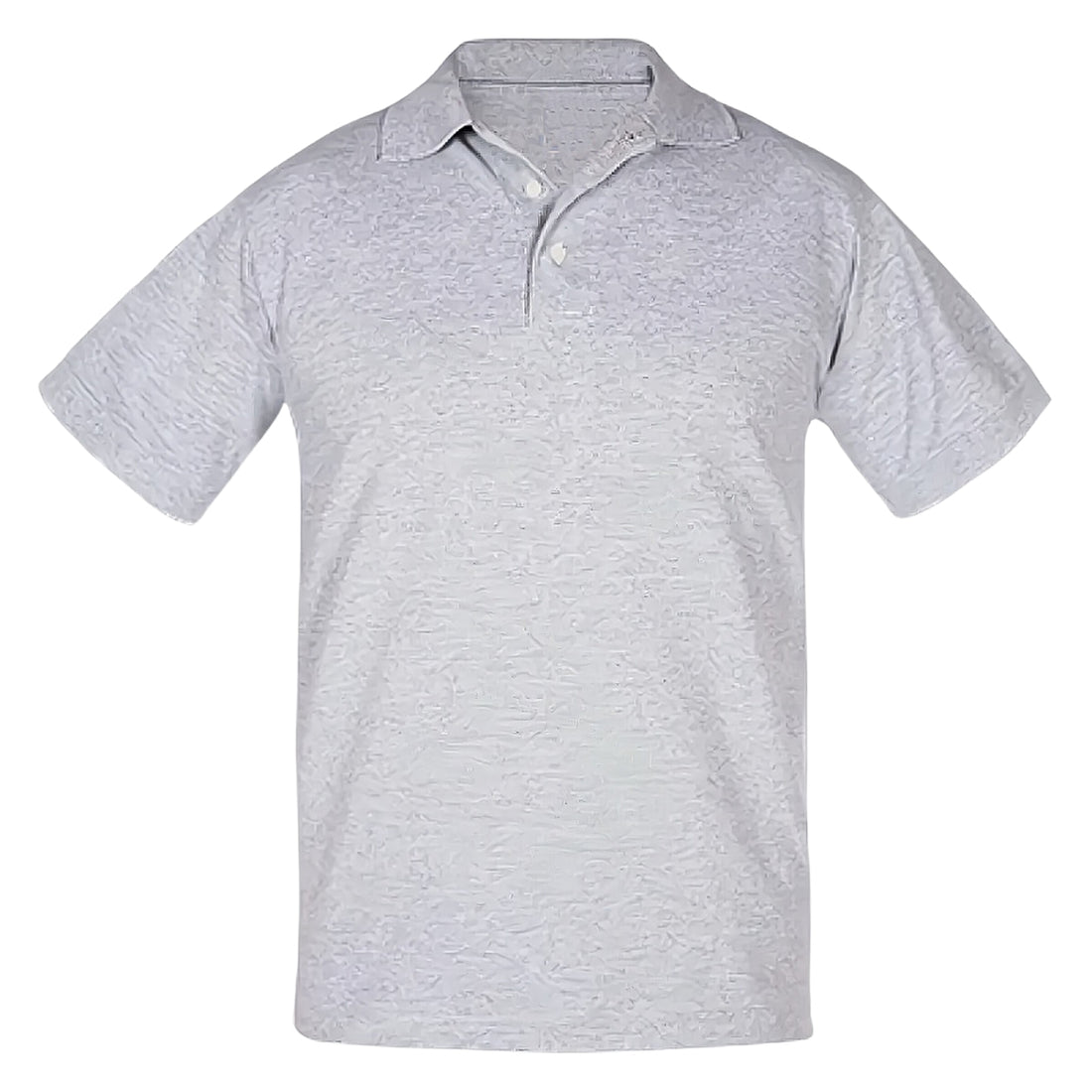 Playera Tipo Polo Piqué Hombre Manga Corta Gris Optima